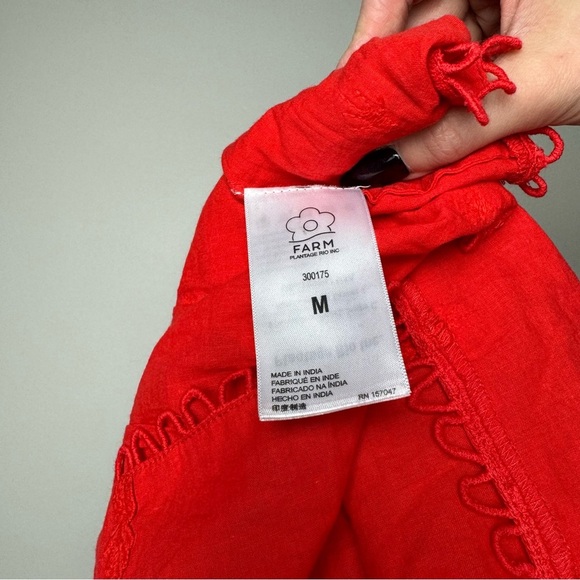 FARM RIO Ruffle Embellishment Mini Skirt Medium - Picture 6 of 6